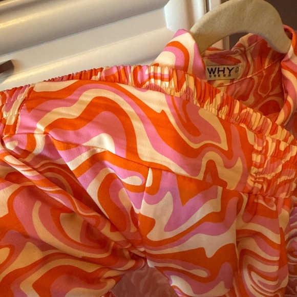 Why dress brand pants set L short sleeve top - Picture 3 of 3